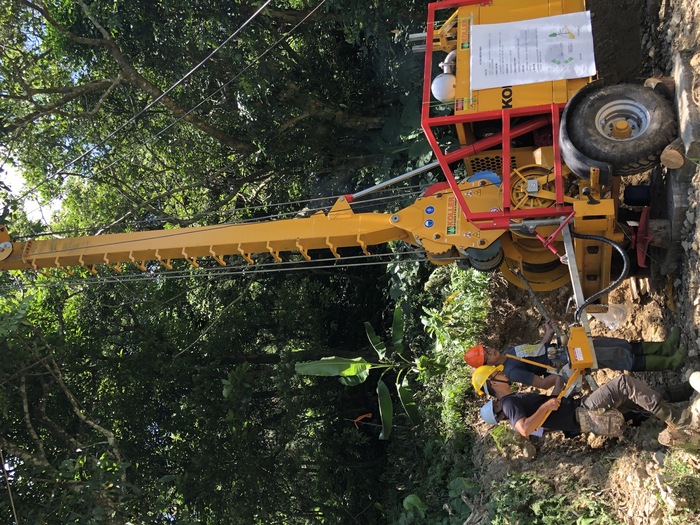 林木收穫課程-高性能塔式集材機訓練實習